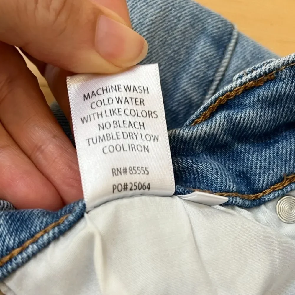 Pistola Monroe High Rise Slim Straight Cigarette Raw Hem in Dolores Park Wash 26 - Picture 5 of 13